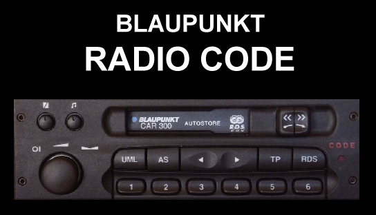 blaupunkt radio code calculator